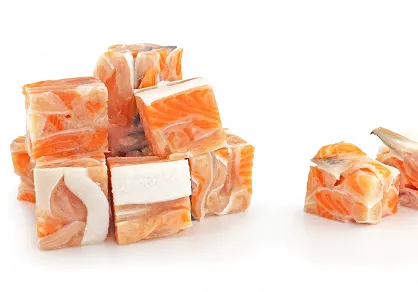 Łosoś norweski w kawałkach dla psów 1 kg